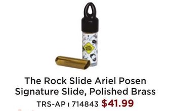 Long & McQuade The rock slide ariel posen signature slide - polished brass offer