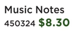 Long & McQuade Hal leonard wrapping paper: music notes theme - 3 sheets (24''x36'') offer