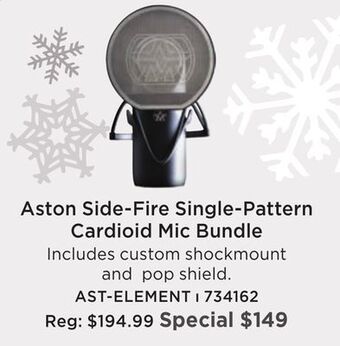 Long & McQuade Aston element mic bundle offer