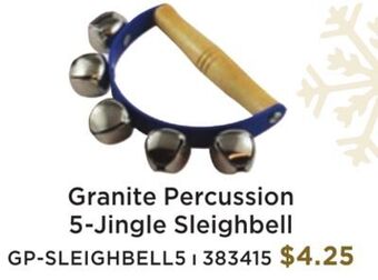 Long & McQuade Granite percussion 5 jingle sleighbell offer