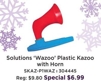 Long & McQuade Solutions wazoo - plastic kazoo with horn offer