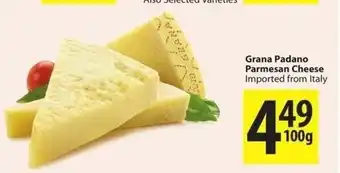 Save on Foods Grana padano parmesan cheese offer