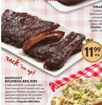 Save on Foods Kentucky bourbon bbq ribs offer