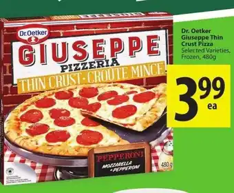 Dr. oetker giuseppe thin crust pizza