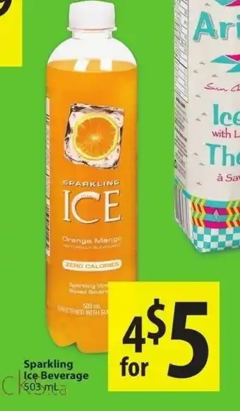 Save on Foods Sparkling ice beverage offer