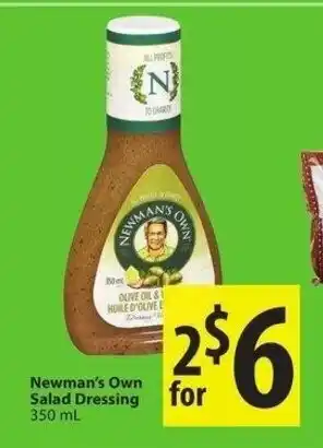 Save on Foods Newman's own salad dressing offer