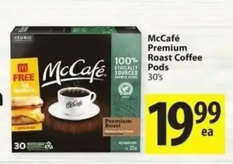 Save on Foods Mccafé premium roast coffee pods offer