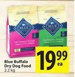 Save on Foods Blue buffalo dry dog food offer