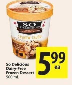 Save on Foods So delicious dairy-free frozen dessert offer