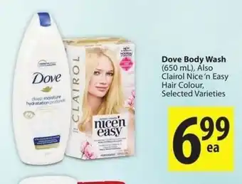 Save on Foods Dove body wash offer
