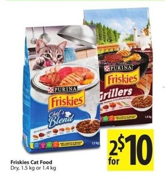 Save on Foods Friskies cat food offer