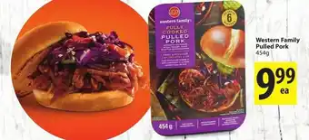 Save on Foods Western family pulled pork offer