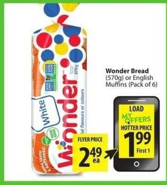 Save on Foods Wonder bread offer