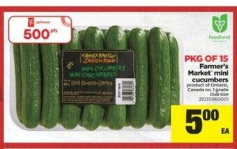 Real Canadian Superstore Farmer's market' mini cucumbers offer