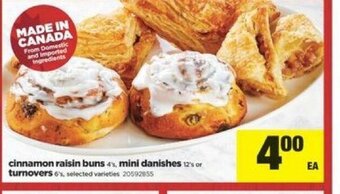 Real Canadian Superstore Cinnamon raisin buns offer