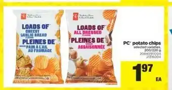 Real Canadian Superstore PC potato chips offer
