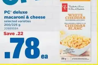Real Canadian Superstore PC deluxe macaroni & cheese offer