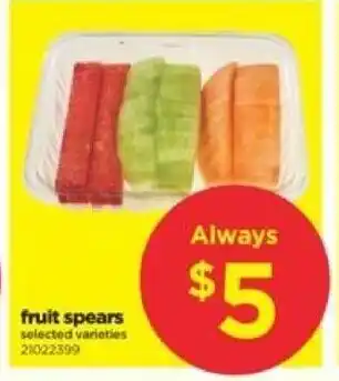 Real Canadian Superstore Fruit spears offer