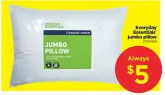 Real Canadian Superstore Everyday essentials jumbo pillow offer