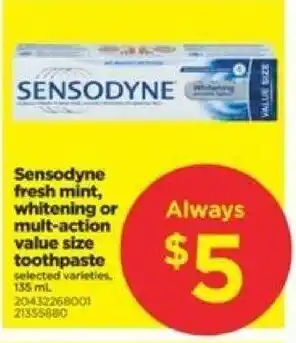 Real Canadian Superstore Sensodyne fresh mint offer