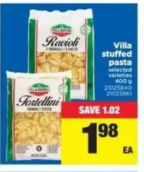 Real Canadian Superstore Villa stuffed pasta offer