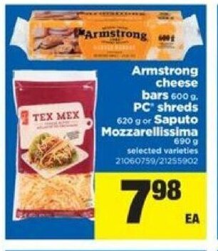 Real Canadian Superstore Armstrong cheese bars offer