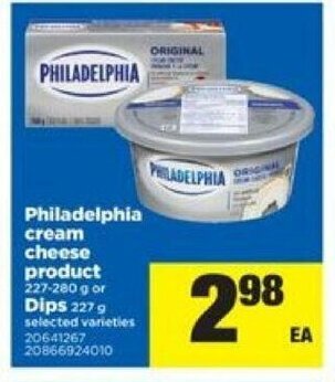 Real Canadian Superstore Philadelphia cream cheese product offer