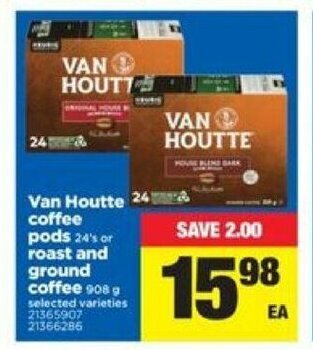Real Canadian Superstore Van houtte coffee pods offer