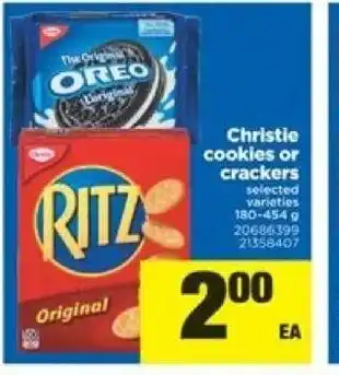 Real Canadian Superstore Christie cookies or crackers offer