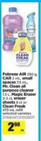 Real Canadian Superstore Febreze AIR CAR offer