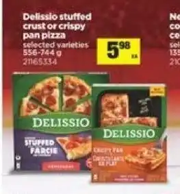 Real Canadian Superstore Delissio stuffed crust or crispy pan pizza offer