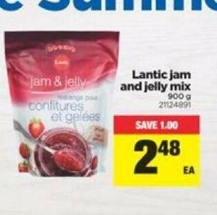 Real Canadian Superstore Lantic jam and jelly mix offer