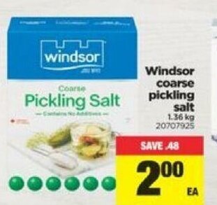 Real Canadian Superstore Windsor coarse pickling salt offer