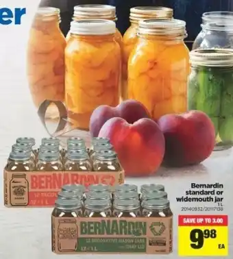 Real Canadian Superstore Bernardin standard or widemouth jar offer