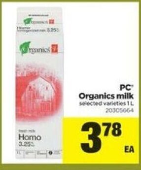 Real Canadian Superstore Organics milk offer