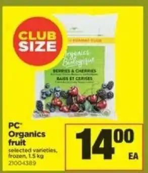 Real Canadian Superstore Organics fruit offer