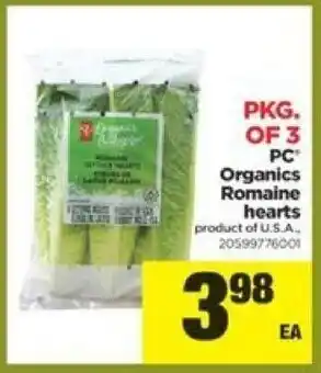 Real Canadian Superstore Organics Romaine hearts offer
