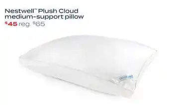 Nestwell™ plush cloud medium support bed pillow