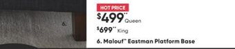 Sleep Country Malouf eastman platform base offer