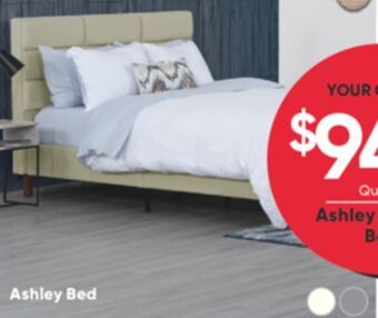 Sleep Country Ashley bed offer
