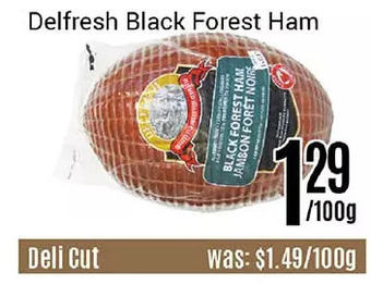 Nations Fresh Foods Delfresh black forest ham offer
