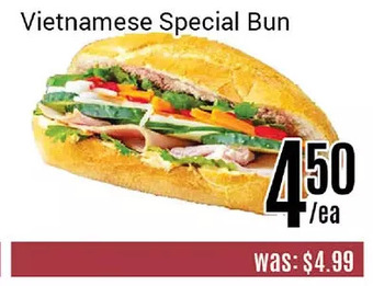 Nations Fresh Foods Vietnamese special bun offer