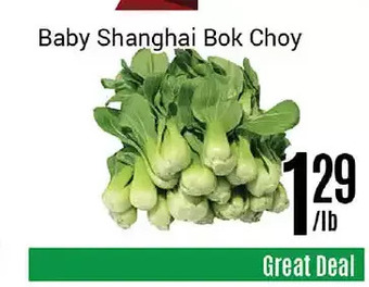 Nations Fresh Foods Baby shanghai bok choy offer