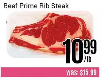 Nations Fresh Foods Beef prime rib steak offer