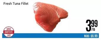 Nations Fresh Foods Fresh tuna fillet offer