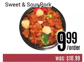 Nations Fresh Foods Sweet & sour pork offer
