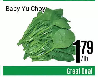 Nations Fresh Foods Baby yu choy offer