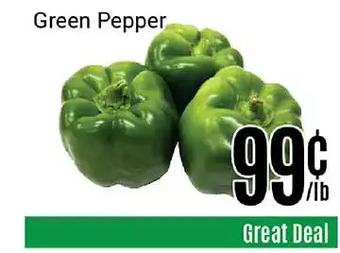 Nations Fresh Foods Green pepper offer