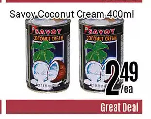 Nations Fresh Foods Savoy coconut cream offer