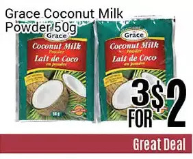 Nations Fresh Foods Grace coconut milk powder offer